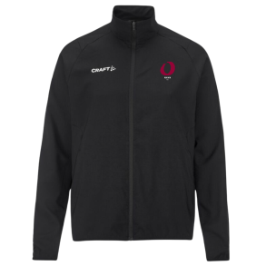 TILK�B SKI Craft tr�ningsjakke 2.0 M, sort med logo og navn