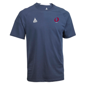 Select T-shirt Oxford v25, Navy med logo og navn 