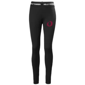Helly Hansen - Dame Lifa Merino Midweight Skiunderbukser med logo, Sort
