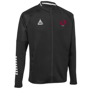 Select Zip jacket Monaco v24, Sort med logo og navn