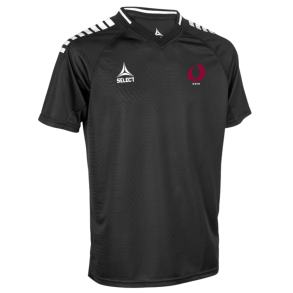 Select Player shirt S/S Monaco v24, Sort med logo og navn 