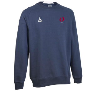 Select Sweat Oxford v25, Navy med logo og navn 