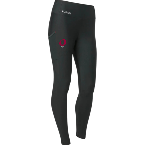 TILK�B SKI Fusion C3 tights Dame, Sort med logo og navn